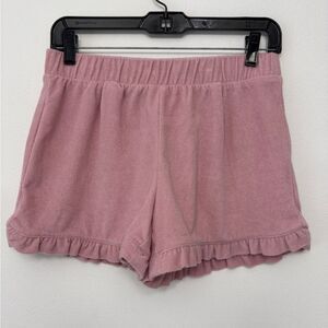 J. Crew Crewcuts Girls Ruffle 2 Pair Shorts Tye Dye Terry Cloth Size 14